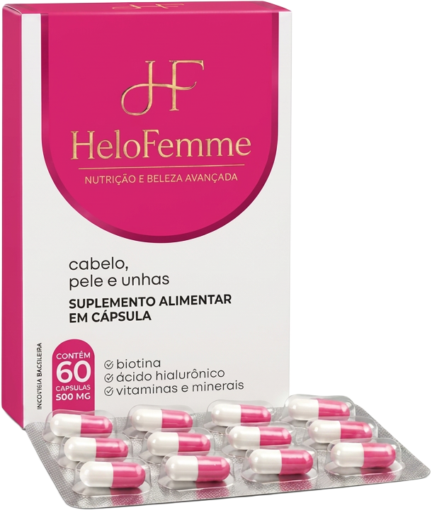 Caixa do suplemento HeloFemme — Morbach Nutri